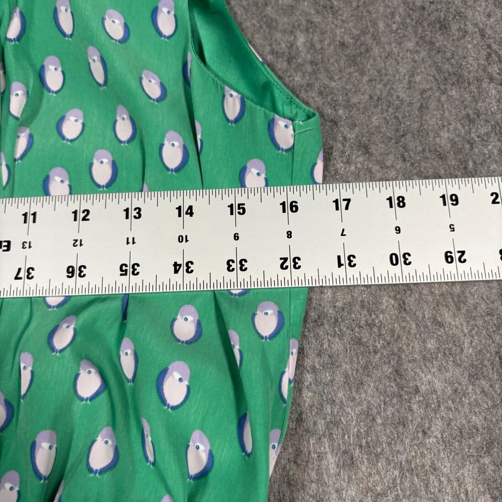 Chelsea & Violet Women's Dress Size Large Green Elastic Sleeveless Sundress $118 - Picture 6 of 8